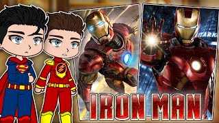 Justice League React To Iron Man  Tony Stark  Gacha react [upl. by Bebe]