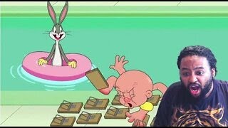 Looney Tunes Cartoons Painful Violent Slapstick Montage Pt 1 amp 2  Reupload Reaction [upl. by Sellig]