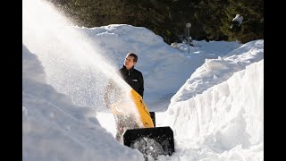 STIGA bensindrevne snøfresere  vinter [upl. by Owades]