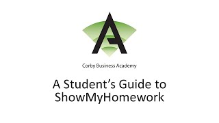 A Students Guide to ShowMyHomework [upl. by Kaylil743]