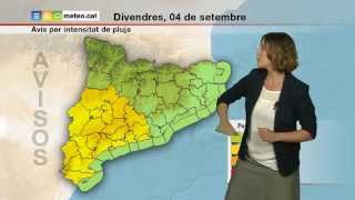 Predicció per a divendres 04092015 Continua la inestabilitat [upl. by Redfield]