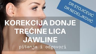 Korekcija donje trećine lica jawline marionete hijaluron pitanja i odgovori [upl. by Ania]