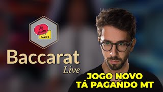 NOVO JOGO BACCARAT ESTRATÉGIA TOP Como Jogar com Banca Baixa [upl. by Ahsed]