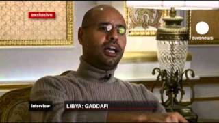 Saif alIslam Gaddafi quotIn 48 Stunden ist alles vorbeiquot [upl. by Rosalinde246]