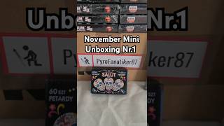 Mini Unboxing Kleines 🧨🧨 Pakte von Anonymus 🐱‍👤  pyrofanatiker87 unboxing fireworks firecracker [upl. by Natsud]