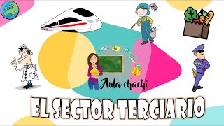 El Sector Terciario  Educación Primaria  Aula chachi  Vídeos educativos para niños [upl. by Neiv458]