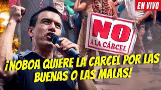 ASAMBLEA ORDENA A NOBOA QUE NO CONSTRUYA LA C4RC3L  ¡LAS C4RC3L VA POR LAS BUENAS O LAS MALAS [upl. by Nagaer]