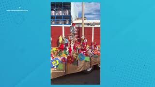 Niños de Puga representando a los quotVoladores de Papantlaquot [upl. by Ferrel]