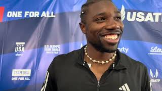 Noah Lyles Runs 992 in Olympic Trials First Round [upl. by Hattie]