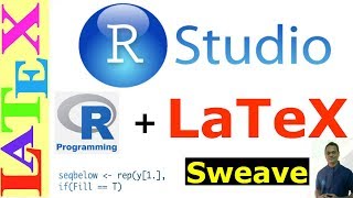 How to Integrate R Code to LaTeX using RStudio LaTeX Advanced Tutorial13 [upl. by Merline762]