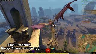 GW2  How to get griffon secret flying mount complete guide [upl. by Doerrer]