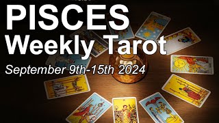 PISCES WEEKLY TAROT READING quotAN IMPORTANT JUDGEMENT amp KARMIC LESSONSquot September 9th  15th 2024 [upl. by Elleynod]