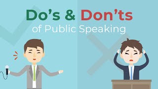 6 Dos and Donts of Public Speaking [upl. by Chaffee717]