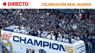 REAL MADRID El CAMPEÓN de la CHAMPIONS LEAGUE celebra la DECIMOQUINTA con la AFICIÓN [upl. by Nnaik125]