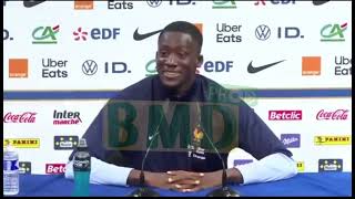 💬 Ibrahima Konaté interrogé sur le prochain match des Bleus contre Israël [upl. by Odracir]