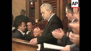 Yugoslavia  Milosevic sworn in as President [upl. by Alleuqcaj]