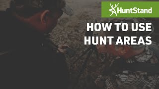 Using HUNT AREAS in HuntStand [upl. by Shevlo]