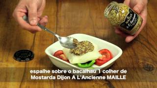 Bacalhau Fresco a Gremolata com Mostarda Dijon ALAncienne Maille [upl. by Bausch]