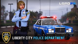 LCPD NYPD Retro  Officer Stabbed at the Car Dealership  GTA5 LSPDFR [upl. by Martynne313]