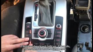 Audi A6 20052015 Android screen sound settings [upl. by Becht]