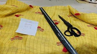 Designing wala frock cutting perfect ful video full video Afroz tailor [upl. by Atlas41]