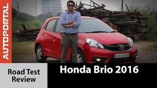 2016 Honda Brio Test Drive Review  Autoportal [upl. by Reid]