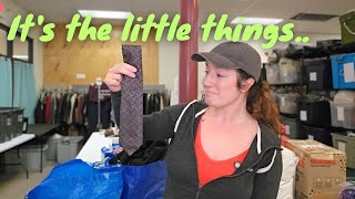 Goodwill Outlet Bins Thrift Haul to Sell on Ebay and Poshmark [upl. by Des902]