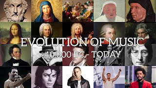 EVOLUTION OF MUSIC 40000 BC  TODAY [upl. by Johnnie860]