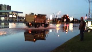 Historical flooding on Pierrefonds boulStJean boul in Pierrefonds on the West Island Inondations [upl. by Loree]