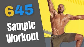 Amoila Cesar Beachbody  645 Sample Workout [upl. by Barby]