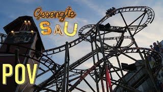 Gesengte Sau POVs Wiener Prater Gerstlauer Bobsled Coaster  NonCopyright [upl. by Nolasba]