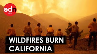 Wildfires Raging in California Forces Thousands of Residents to Evacuate [upl. by Brinson]