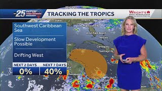 New area being monitored for tropical development [upl. by Earehs]