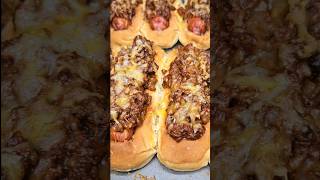 Easy Chili Cheese Hot Dogs Recipe shorts [upl. by Renraw665]