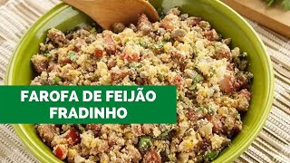 COMO FAZER FAROFA DE FEIJÃO FRADINHO  FEIJÃO DE CORDA [upl. by Roid]