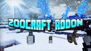 MINECRAFT Mod Review ZooCraft Addon V2 [upl. by Silvers394]