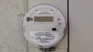 Reading Display On Your PGE Smart Meter [upl. by Orazal]