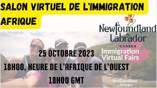 Salon Virtuel De Limmigration Découvrez les étapes pour immigrer à TerreNeuveetLabrador [upl. by Ardnaiek497]