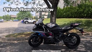 WAS IT WORTH IT  My First Week On The R7  2024 Yamaha R7 Review [upl. by Shirl]