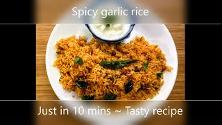 Spicy garlic rice [upl. by Fenwick]