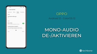 MonoAudio deaktivieren  Oppo Android 12  ColorOS 12 [upl. by Barney]