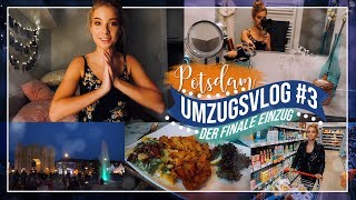 UMZUGSVLOG 3  mein Einzug in Potsdam  JustSayEleanor ♡ StudentenWohnung DekoDIYs [upl. by Nomihs952]