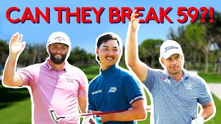 Jon Rahm Min Woo Lee and Louis De Jager  How Low Can they Go [upl. by Ahsets]