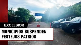 Por ola de violencia en Sinaloa municipios de Durango suspenden festejos patrios 2024 [upl. by Avram82]