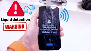 NEW iPhone Liquid Detected Warning [upl. by Namsaj]