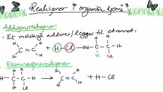 Reaksjonsmekanismer i organisk kjemi [upl. by Taub]