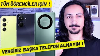 Öğrenciler İçin Vergi İndirimiyle Alınabilecek En İyi Telefonlar [upl. by Barb]