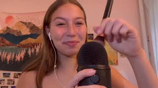 ASMR mic triggers with long nails [upl. by Naek234]