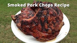 Smoked Pork Chops Recipe  How To Smoke Pork Chops Malcom Reed HowToBBQRight [upl. by Zacherie]