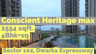 Conscient Heritage max  Sector 102  2554 Sqft   Call now 8076883693 [upl. by Anelle]